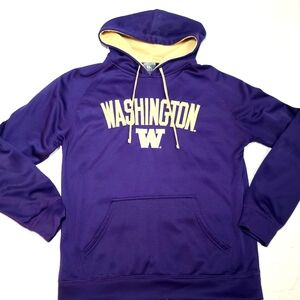UW Huskies Hooded Sweatshirt sz M Washington Purple